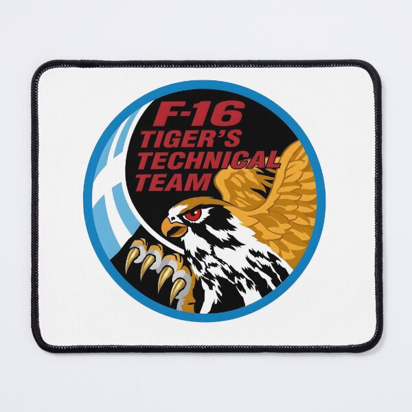 Item preview, Hellenic Air Force 335 Squadron F-16 Tiger's Technical Team Patch designed and sold by CharlieDesings.