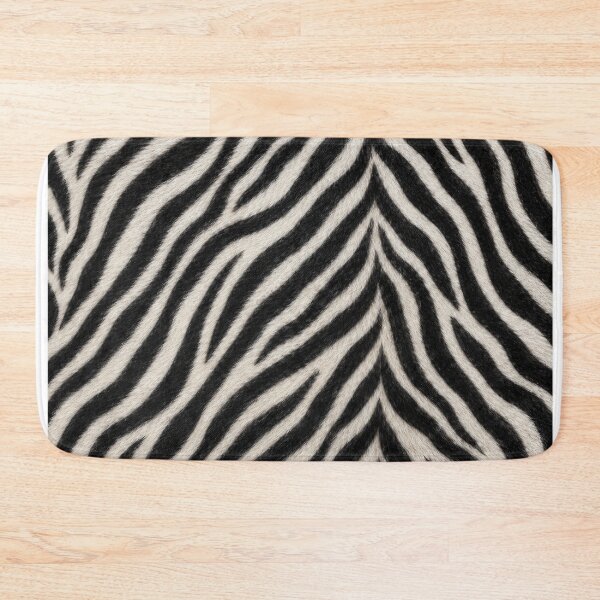 Item preview, Zebra Fur Texture Black and White Animal Print designed and sold by GalaMine.