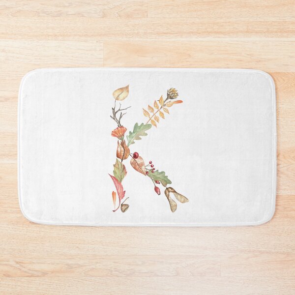 Item preview, Autumn Letter K Monogram designed and sold by Flowersforbear.