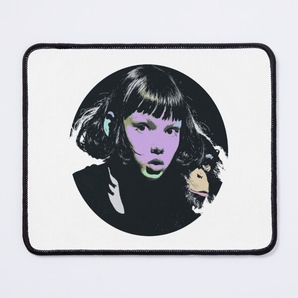 Item preview, Monkey on My Side | Cute Girl & Pet Ape Friendship Art | Funny Primate Graphic designed and sold by Ignorant-Artist.