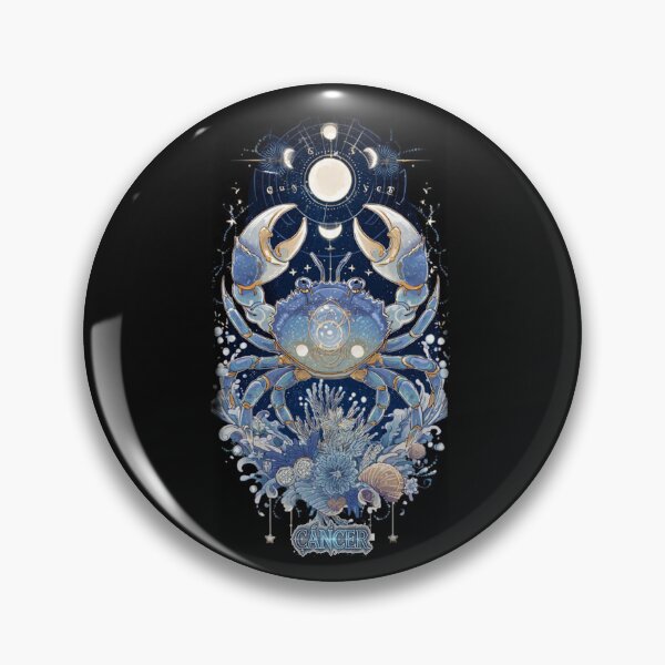 Item preview, Cancer Zodiac Sign Crab Astrology Constellation Design designed and sold by Lifeisanimage.