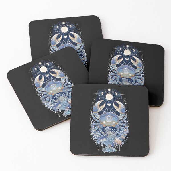 Item preview, Cancer Zodiac Sign Crab Astrology Constellation Design designed and sold by Lifeisanimage.