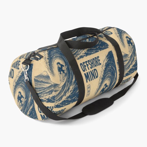 Item preview, Surf Woodblock Print Japanese Letterpress Wave Art Poster Sticker Surfer Gift designed and sold by sharifex.
