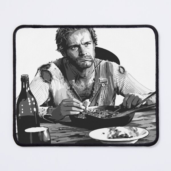 Item preview, They Call Me Trinity Terence Hill Stencil | The beans were not much good anyway | budflux.com designed and sold by Budflux.
