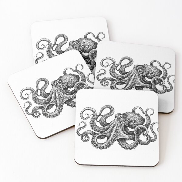 Item preview, Octopus Ink Dark Art designed and sold by InkSeptic.