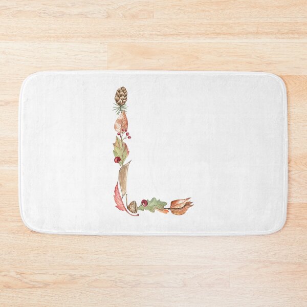 Item preview, Botanical Autumn Letter L Monogram designed and sold by Flowersforbear.