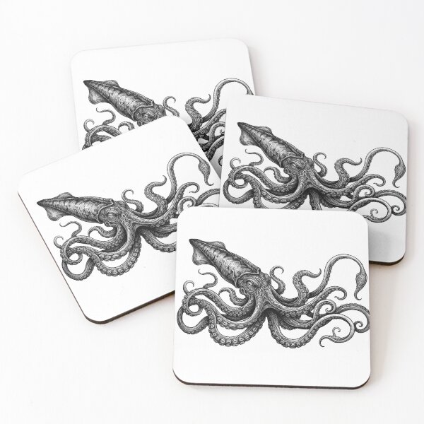 Item preview, Squid Ink Dark Art designed and sold by InkSeptic.