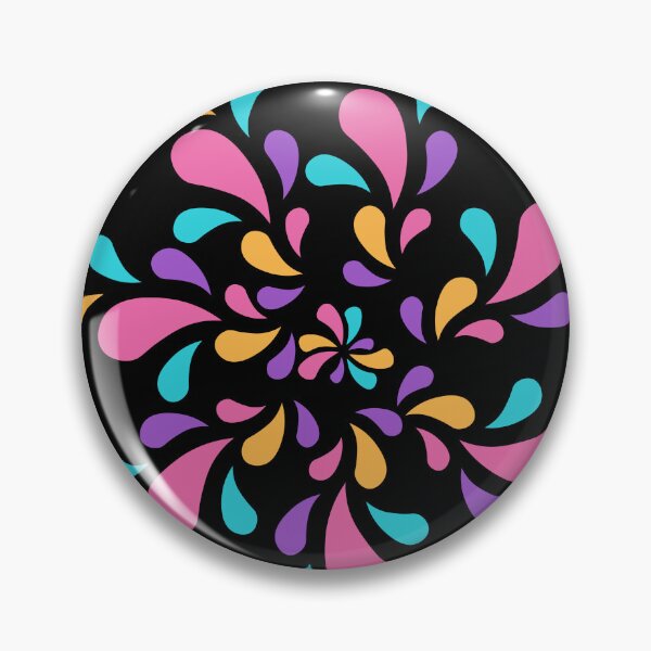 Item preview, Vibrant Retro Liquid Splash Abstract Seamless Pattern. designed and sold by Jyoti-Quotes.