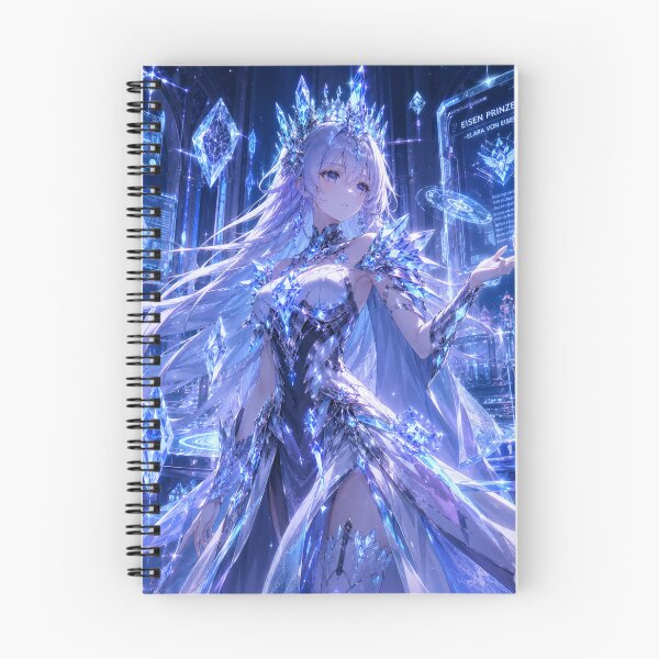 Item preview, Crystal Crown Princess – Original Cyber Fantasy Anime Queen Art designed and sold by Sticleg.