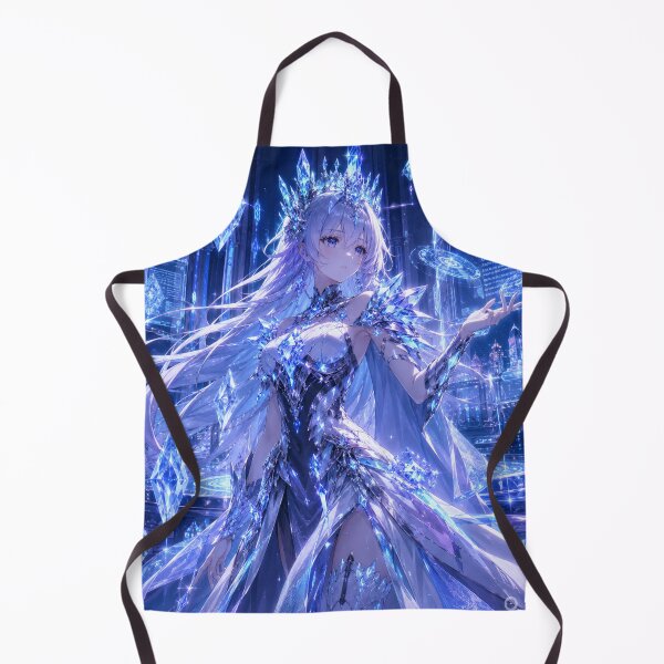 Item preview, Crystal Crown Princess – Original Cyber Fantasy Anime Queen Art designed and sold by Sticleg.