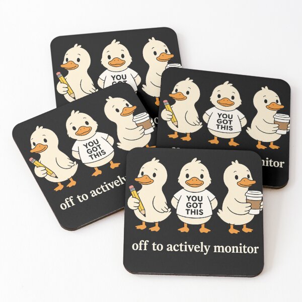 Item preview, Funny Teacher Off to Actively Monitor Cute Goose Teacher designed and sold by viectory.