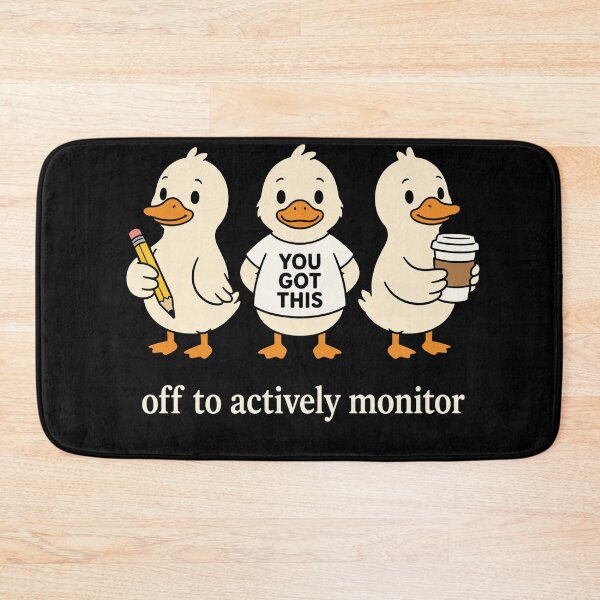 Item preview, Funny Teacher Off to Actively Monitor Cute Goose Teacher designed and sold by viectory.