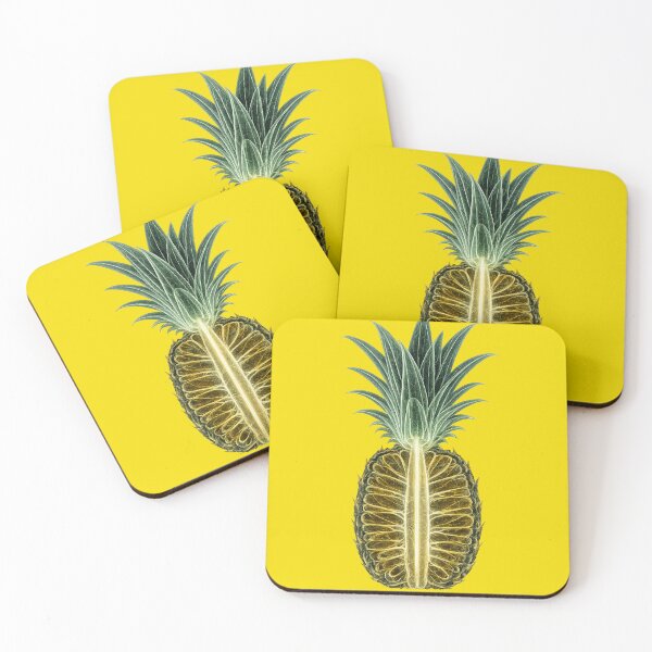 Item preview, Anatomical glowing pineapple cross-section designed and sold by Side Quest Co..