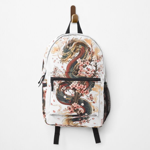 Item preview, Japanese Dragon with Cherry Blossoms | Sakura Mythology Tattoo Art designed and sold by kaxymax.