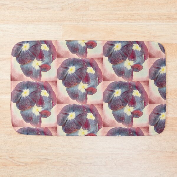 Item preview, Vintage Impressionist Blue and Purple Periwinkle Flower Art designed and sold by BalkanBloom.