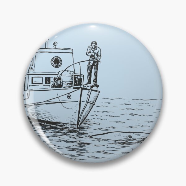 Item preview, Jaws Quint Scene designed and sold by ChunkByChunk.