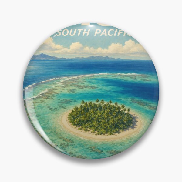 Item preview, Fiji Travel Souvenir - Vintage Illustration designed and sold by VisualArtsOasis.