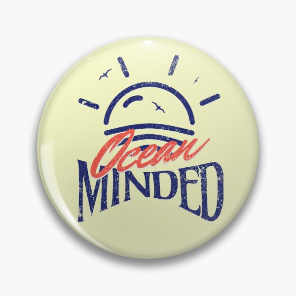 Item preview, Ocean Minded Minimalist Wave Tee - Retro Coastal Living Surf Brand Apparel designed and sold by illeN-Art-World.
