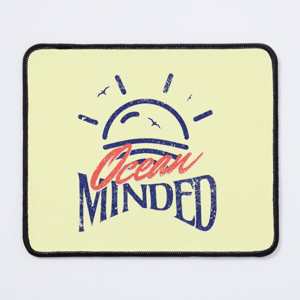 Item preview, Ocean Minded Minimalist Wave Tee - Retro Coastal Living Surf Brand Apparel designed and sold by illeN-Art-World.