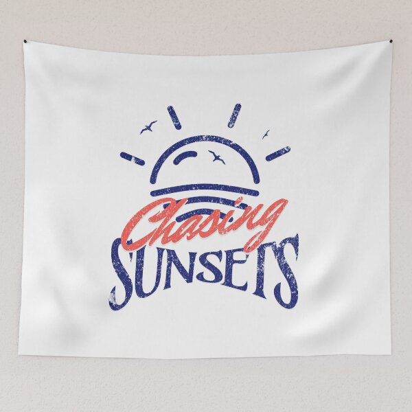 Item preview, Chasing Sunsets Sunset Lover Shirt - Aesthetic California Beach Vibes Graphic Tee designed and sold by illeN-Art-World.