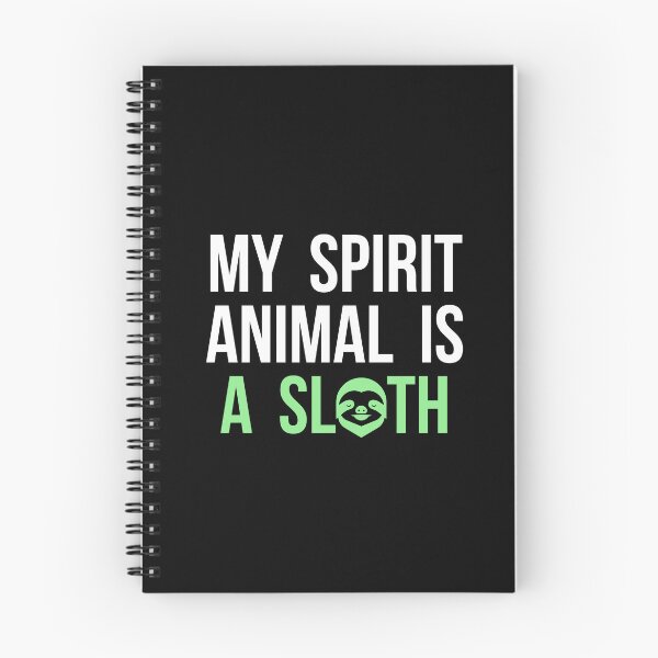 Item preview, My Spirit Animal Is A Sloth Funny Lazy T-Shirt Animal Humor Gift Sloth Lover Tee designed and sold by TongTang.