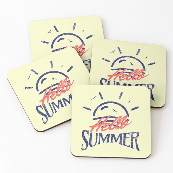 Item preview, Copy of Cute Hello Summer Sun and Seagulls Tee - Summer Holiday Gift for Bestie designed and sold by illeN-Art-World.