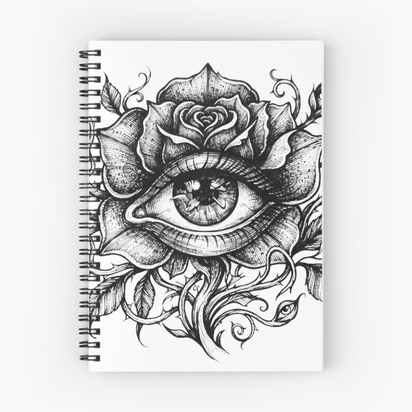 Item preview, Eye Flower Ink Dark Art designed and sold by InkSeptic.