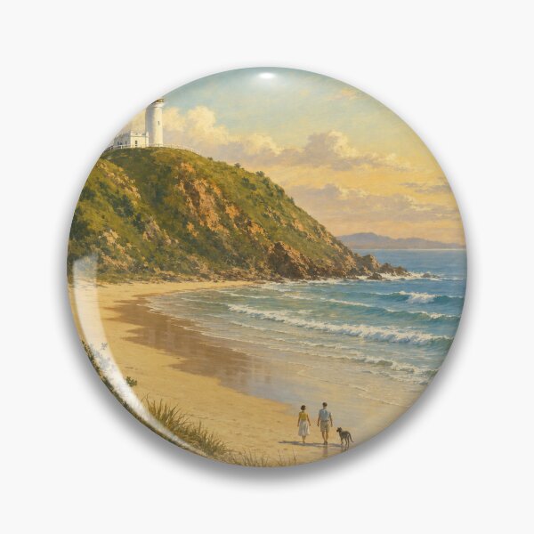 Item preview, Byron Bay Australia Travel Souvenir - Vintage Illustration designed and sold by VisualArtsOasis.
