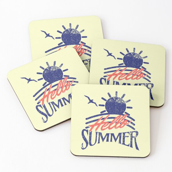Item preview, Cute Hello Summer Sun and Seagulls Tee - Summer Holiday Gift for Bestie designed and sold by illeN-Art-World.