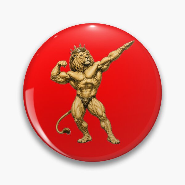 Item preview, Muscular King Lion Bodybuilder designed and sold by BeastMode.