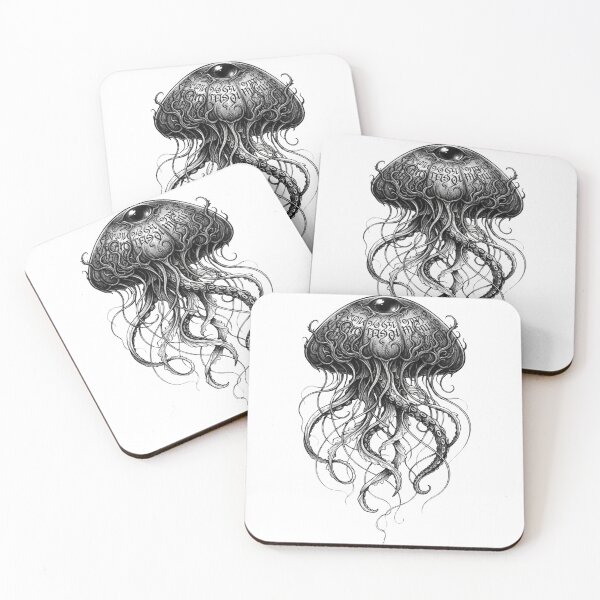 Item preview, Jellyfish Ink Dark Art designed and sold by InkSeptic.