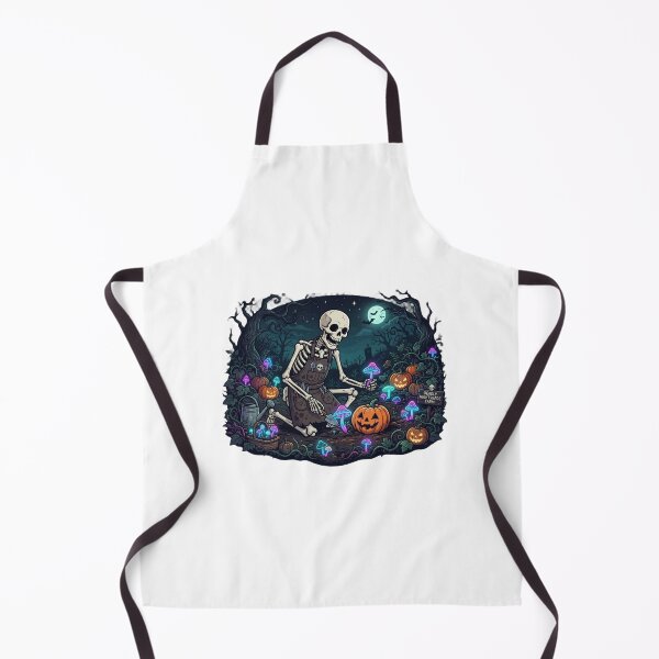 Item preview, Skeleton Pumpkin Farmer | Haunted Halloween Garden | Spooky Mushroom Harvest designed and sold by MrDev.