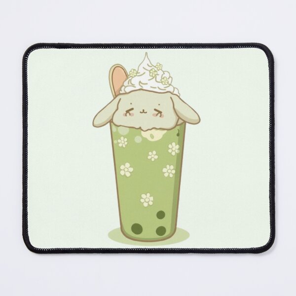 Item preview, Cute Matcha Bunny Kawaii Sticker | Cozy Matcha Lover Gift designed and sold by Stylestickers55.