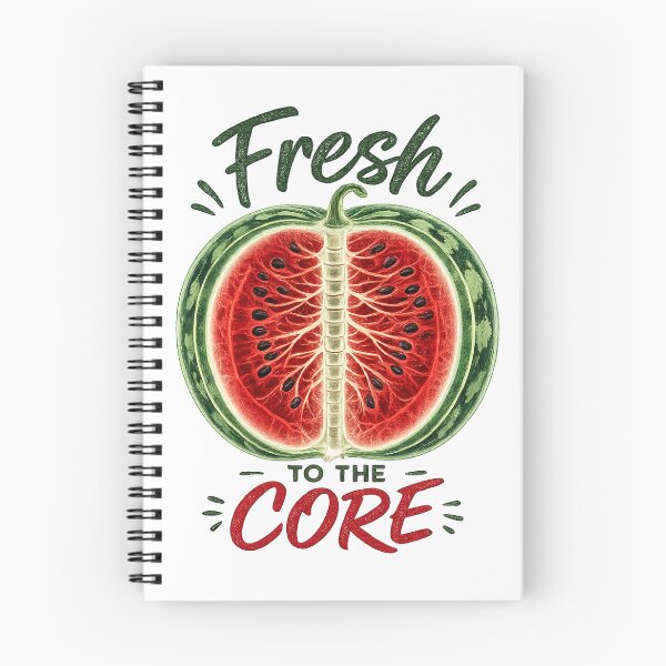 Item preview, Fresh to the core - watermelon designed and sold by Side Quest Co..