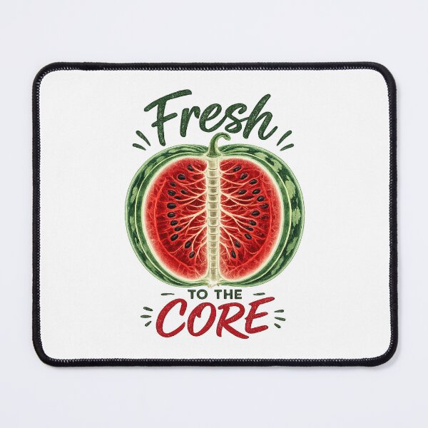 Item preview, Fresh to the core - watermelon designed and sold by Side Quest Co..