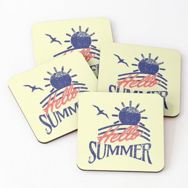 Item preview, Retro Hello Summer Sun T-Shirt - Vintage Beach Vacation Tee designed and sold by illeN-Art-World.