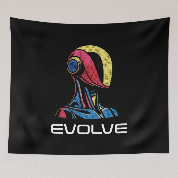 Item preview, EVOLVE Humanoid Robot Evolution T-Shirt | Future of AI & Human Innovation designed and sold by TEEJAMBOREE.