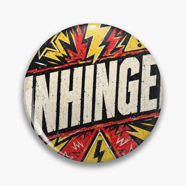 Item preview, Unhinged Sticker designed and sold by RedRubyBubble.