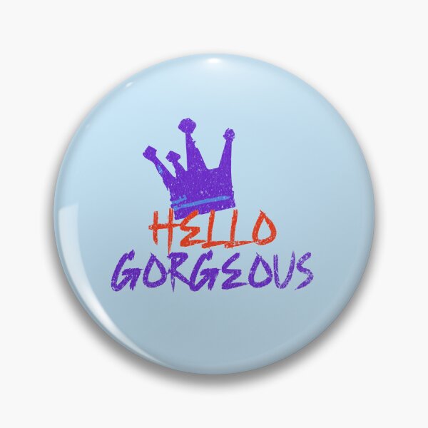 Item preview, Hello Gorgeous Crown Graphic Tee - Trendy Self Love Women Clothing designed and sold by illeN-Art-World.