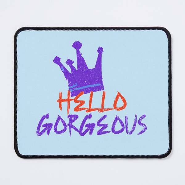Item preview, Hello Gorgeous Crown Graphic Tee - Trendy Self Love Women Clothing designed and sold by illeN-Art-World.