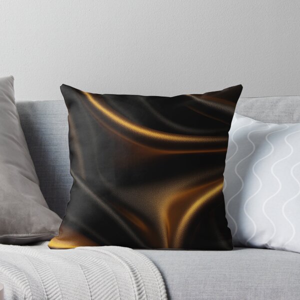 Item preview, Black and Gold Silk Waves designed and sold by StudioForge.