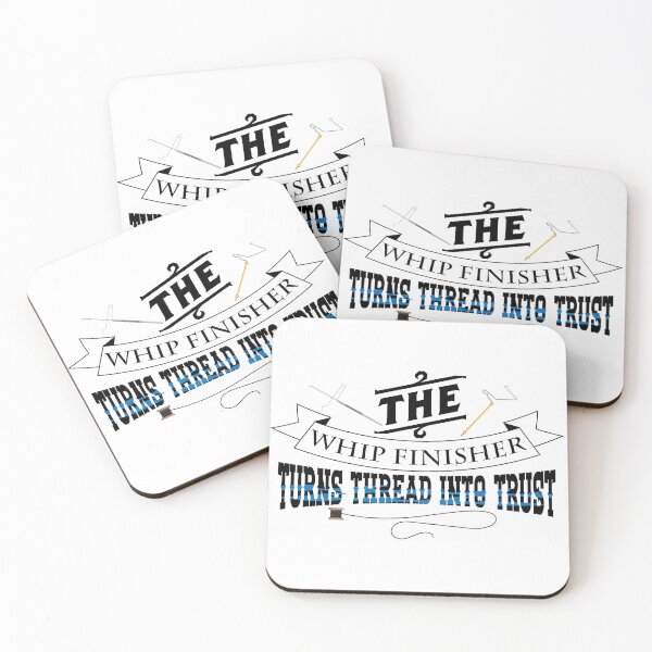 Item preview, Fly tyers text illustration "The Whip Finisher Turns Thread Into Trust". designed and sold by Art-Horizon.