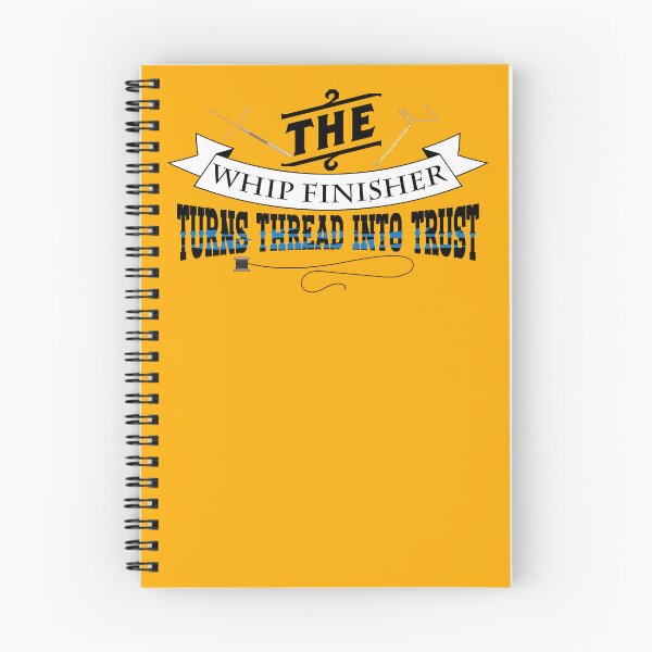 Item preview, Fly tyers text illustration "The Whip Finisher Turns Thread Into Trust". designed and sold by Art-Horizon.