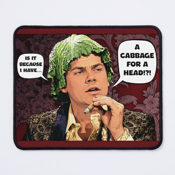 Item preview, Cabbage Head on a first date designed and sold by Deviant Logic Design.