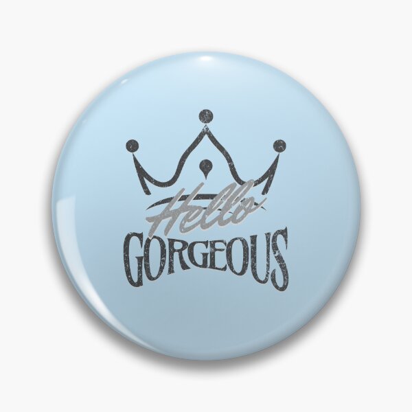 Item preview, Hello Gorgeous Crown Graphic Tee - Trendy Self Love Women Clothing designed and sold by illeN-Art-World.