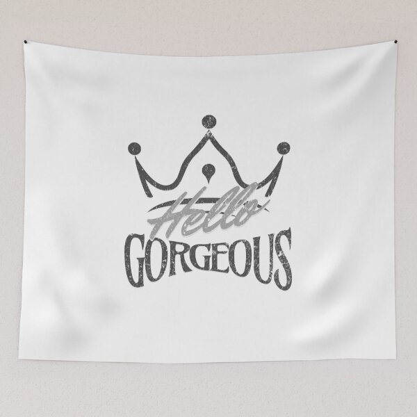 Item preview, Hello Gorgeous Crown Graphic Tee - Trendy Self Love Women Clothing designed and sold by illeN-Art-World.