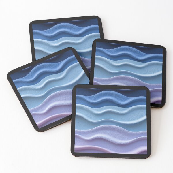 Item preview, Blue Purple Wave Texture Artwork  designed and sold by NivyasArtistry.