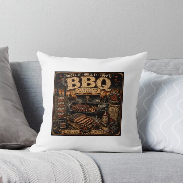 Item preview, Smoke It Grill It Love It | Vintage BBQ Smoker Retro Design designed and sold by OakEmber.