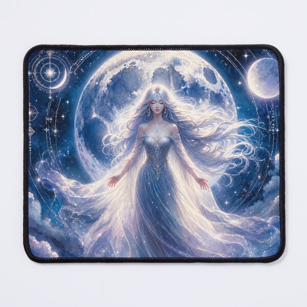 Item preview, Lunar Feminine - Sea and Moon Goddess designed and sold by FriskyLemur.