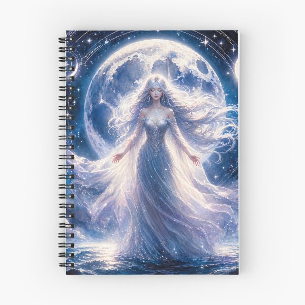 Item preview, Lunar Feminine - Sea and Moon Goddess designed and sold by FriskyLemur.